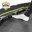 EXIT Silhouette Ground Sports Trampoline 8x12ft - Black