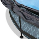 EXIT Stone pool 12ft x 30in with filter pump and canopy - grey