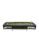 EXIT Silhouette ground sports trampoline 5x7ft - black