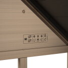 EXIT Panorama 500 wooden playhouse with slide and sandpit