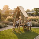 EXIT Yuki 350 playhouse with slide and mud kitchen