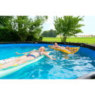 EXIT Stone pool 16ft x 48in with sand filter pump - grey