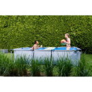 EXIT Soft Grey Pool 10x6.5ft with Filter Pump - Grey