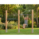 EXIT Linea 85 wooden gym bar double