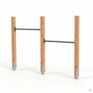 EXIT Linea 85 wooden gym bar double