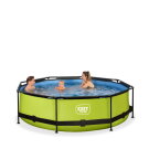 EXIT Lime pool 10ft x 30in with filter pump - green