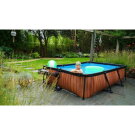 EXIT Lime pool 10ft x 6.6ft x 25.6in with filter pump - green