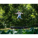 EXIT Silhouette 8ft Ground Sports Trampoline - Black