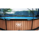 EXIT Lime pool 12ft x 30in with filter pump and dome - green