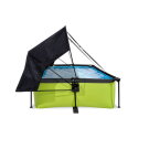 EXIT Lime pool 7ft x 5ft x 25.6in with filter pump and canopy - green