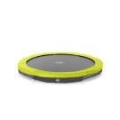 EXIT Silhouette ground sports trampoline ø244cm - green