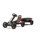 EXIT Foxy go-kart with trailer for kids black | from 2 years