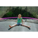EXIT Silhouette ground trampoline 12ft with safety net - pink
