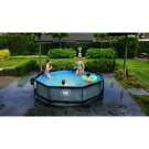 EXIT Stone pool 10ft x 30in with filter pump - grey