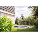 EXIT InTerra ground-level sports trampoline 8x12ft - black