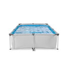 EXIT Soft Grey Pool 10x6.5ft with Filter Pump - Grey