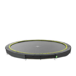 EXIT Silhouette Ground Sports Trampoline 14ft - Black