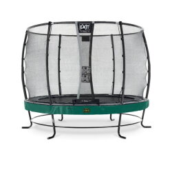 EXIT Elegant Premium trampoline ø305cm with Deluxe safetynet - green