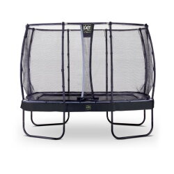 EXIT Elegant Premium trampoline 214x366cm with Deluxe safetynet - black