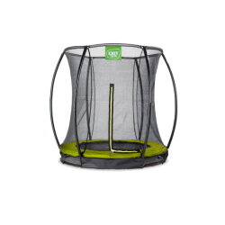 EXIT Silhouette ground trampoline 6ft with safety net - green