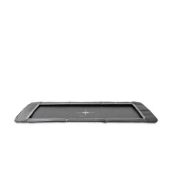 EXIT InTerra ground-level sports trampoline 8x12ft - black