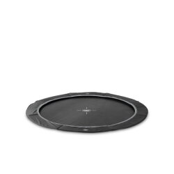 EXIT InTerra ground-level sports trampoline 8ft - black