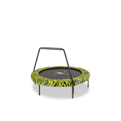 EXIT Tiggy Junior trampoline with bar ø140cm - black/green