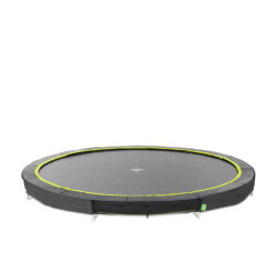 EXIT 12ft Silhouette Ground Sports Trampoline Black