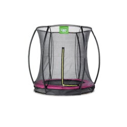 EXIT Silhouette ground trampoline ø183cm with safety net - pink