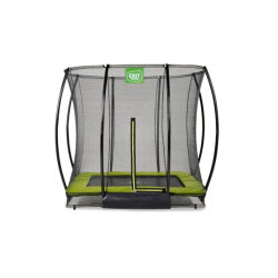 EXIT Silhouette ground trampoline 153x214cm with safety net - green