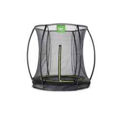EXIT Silhouette ground trampoline 6ft with safety net - black