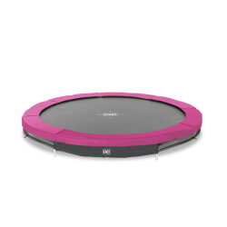 EXIT Silhouette ground sports trampoline ø305cm - pink