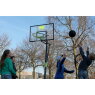 EXIT portable basketball backboard on wheels - green/black