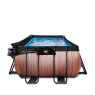 EXIT Frame Pool 5.4x2.5x1.22m (12V SF) – Timber + Dome GB