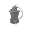 EXIT Stone pool ø488x122cm with sand filter pump - grey