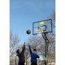 EXIT portable basketball backboard on wheels - green/black