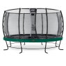 EXIT Elegant Premium trampoline ø427cm with Deluxe safetynet - green