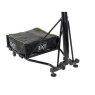 EXIT portable basketball backboard on wheels - green/black