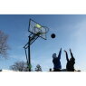 EXIT portable basketball backboard on wheels - green/black