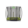 EXIT Silhouette ground trampoline 153x214cm with safety net - green