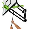 EXIT Galaxy wall-mounted basketball backboard - green/black