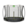 EXIT Silhouette ground trampoline ø305cm with safety net - black