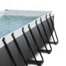 EXIT Frame Pool 4x2x1.22m (12V SF) – Black Leather + Dome GB
