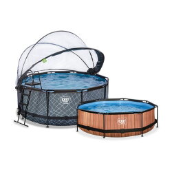 Round swimming pools